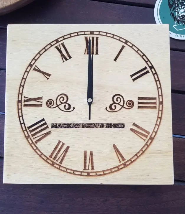 Mackay Men's Shed - Wall Clock