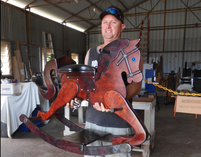 Mackay Men's Shed Rocking Horse Restoration - AFTER